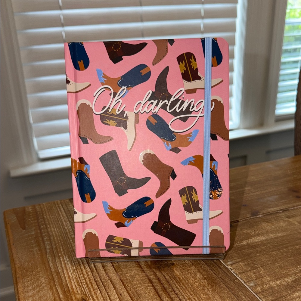 Notebook with Cowboy Boot Design